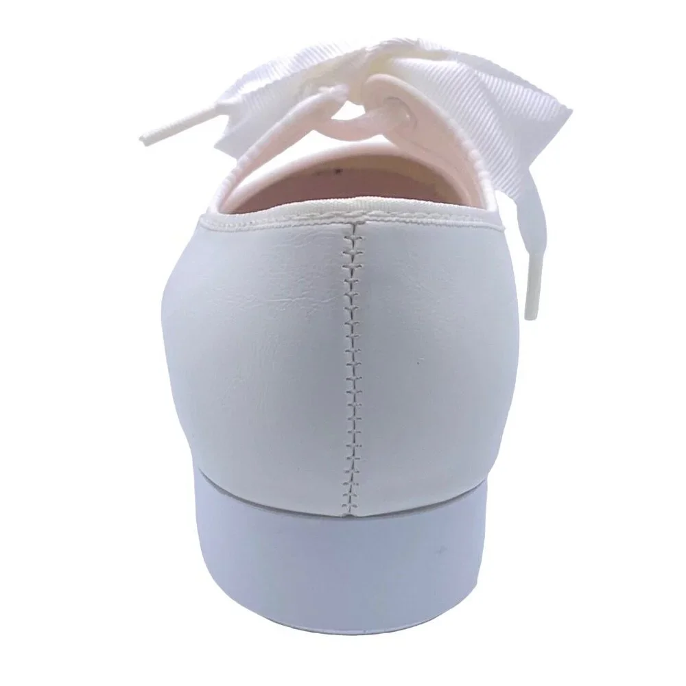 Capezio Mary Jane Tap Shoes White Womens 4.5 Girls 3 Dance New Recital 625